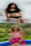 Busty nude woman looking email